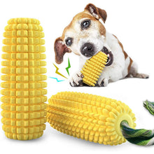Load image into Gallery viewer, Indestructible Tough Durable Chew Corn Squeaker Interactive Dog Toys