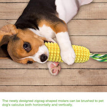 Load image into Gallery viewer, Indestructible Tough Durable Chew Corn Squeaker Interactive Dog Toys
