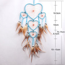 将图片加载到图库查看器,Indian Wolf Dream Catcher With Brown Feathers Dream-catcher Bead Beautiful Home Hanging Decoration Fashion Handmade Ornament Gift Wall Decor For Bedroom Festival Celebration Boho Moon Dream Catcher