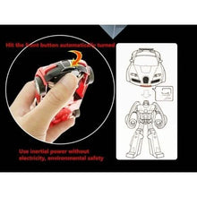 将图片加载到图库查看器,Inertial Impact Deformation Robot Toy