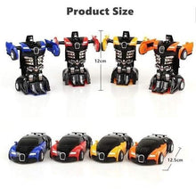 将图片加载到图库查看器,Inertial Impact Deformation Robot Toy