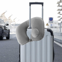 Load image into Gallery viewer, Inflatable Air Pillows U Shaped Portable Sleeping Break Neck Pillow Nap Head Rest Cushion for Outdoor Camping Travel Hiking Car Functional Inflatable Neck Pillow Inflatable U Shaped Travel Pillow Car Head Neck Rest Air Cushion for Travel Neck Pillow
