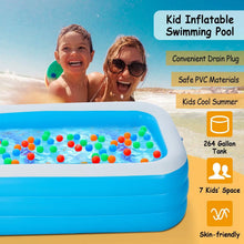 将图片加载到图库查看器,Inflatable Family Swimming Pool