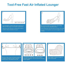 Load image into Gallery viewer, Inflatable Lounger Air Sofa Chair Couch with Portable Organizing Bag