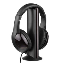 Load image into Gallery viewer, MH2001 Wireless Headphones 5-in-1 Functionality with FM Radio & TV Support On-Ear