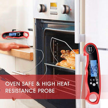 将图片加载到图库查看器,Instant Read Meat Thermometer Upgraded Instant Read Meat Thermometer 2-in-1 Ultra Fast Digital Meat Thermometer for Cooking Oven Safe Food Thermometer Waterproof Ultra Fast Digital Food Water Milk Thermometer for Outdoor Cooking BBQ and Kitchen