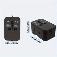 Load image into Gallery viewer, International Portable Worldwide All-in-One Plug Travel Adapter Converter for USA EU UK AUS