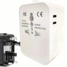 Load image into Gallery viewer, International Portable Worldwide All-in-One Plug Travel Adapter Converter for USA EU UK AUS