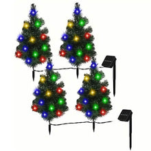 Load image into Gallery viewer, IP65 Waterproof Solar Powered Prelit Small Christmas Tree