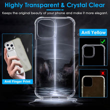 Load image into Gallery viewer, iPhone Shockproof Clear Phone Case Soft TPU
