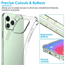 Load image into Gallery viewer, iPhone Shockproof Clear Phone Case Soft TPU