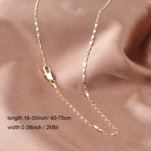 Load image into Gallery viewer, Italian 18K Gold Plated Punk Chain Necklace