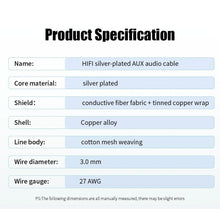 将图片加载到图库查看器,Jack Audio Cable Jack Male To Male Audio Aux Cable For Car Headphone Hi-Fi Stereo Jack Shielded AUX Cord Compatible With Phones Tablets Speaker Wire Line Aux Cord Speaker 3.5mm