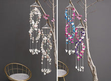 将图片加载到图库查看器,Japanese Wind Chimes Bells Hanging Ornaments Mobile Portable Waterproof Outdoor Wind-chime Mediterranean Style Home Garden Yard Decoration Natural Shell Wind Chimes Birthday Gifts