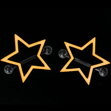 Load image into Gallery viewer, 3/4 Pink Glow in the Dark Sexy Star Nipple Shield Set