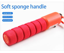 将图片加载到图库查看器,Jump Rope Skipping Electronic Counter Adjustable Fast Speed Counting Skipping Rope Wire Gym Workout Professional Sponge Jump Rope With Electronic Counter Soft Adjustable Fast Speed Counting Skipping Rope