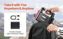 Load image into Gallery viewer, VEVOR Jump Starter 3000-4000A Peak Car Battery Starter with Air Compressor Jumper Cables Lithium Jump Box for Gas/Diesel Engines