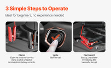 Load image into Gallery viewer, VEVOR Jump Starter 3000-4000A Peak Car Battery Starter with Air Compressor Jumper Cables Lithium Jump Box for Gas/Diesel Engines