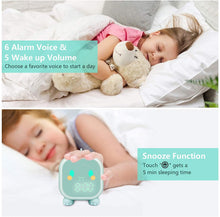 将图片加载到图库查看器,Kids Alarm Clock Cute Dinosaur Kids Alarm Clock with Dinosaur Digital Alarm Clock for Kids Bedroom Cute Bedside Clock Children's Sleep Trainer Wake Up Light and Night Light with Digital Alarm Clock For Kids Bedside Clock Children Wake Up Night Light
