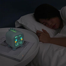 将图片加载到图库查看器,Kids Alarm Clock Cute Dinosaur Kids Alarm Clock with Dinosaur Digital Alarm Clock for Kids Bedroom Cute Bedside Clock Children's Sleep Trainer Wake Up Light and Night Light with Digital Alarm Clock For Kids Bedside Clock Children Wake Up Night Light