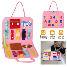 Load image into Gallery viewer, Kids Busy Board Sensory Activity Board Preschool Learning Toys