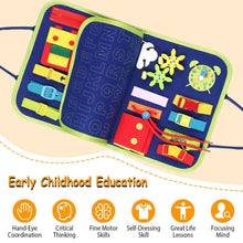 Load image into Gallery viewer, Kids Busy Board Sensory Activity Board Preschool Learning Toys