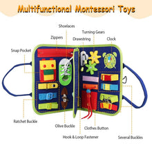 Load image into Gallery viewer, Kids Busy Board Sensory Activity Board Preschool Learning Toys