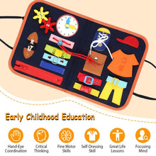 Load image into Gallery viewer, Kids Busy Board Sensory Activity Board Preschool Learning Toys