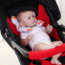 将图片加载到图库查看器,Kids Children Baby Pillow Soft Neck Support Infant Car Cushion U-Shape Cotton Infant Nursing Pillow Toddler Sleep Positioner Air Mesh Organic Cotton Protection for Flat Head Baby Pillow for Newborn Breathable Adjustable Infants and Baby Neck Head Support
