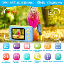 将图片加载到图库查看器,Kids Digital Camera with Flip Lens