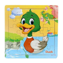 Load image into Gallery viewer, Kids Puzzle Toy Animals and Vehicle Wooden Puzzles Jigsaw Baby Educational Learning Toys for Children Gift
