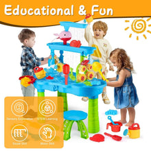 Load image into Gallery viewer, Kids Sand Water Table for 3-6 Years Old Sensory Exercise Friendship Building