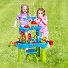 Load image into Gallery viewer, Kids Sand Water Table for 3-6 Years Old Sensory Exercise Friendship Building