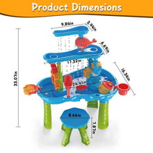 Load image into Gallery viewer, Kids Sand Water Table for 3-6 Years Old Sensory Exercise Friendship Building
