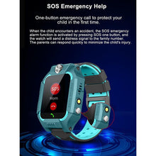 Load image into Gallery viewer, Kids Smart Watch Phone Call Thermometer Wristwatch GPS Locator Kids Smartwatch With Call Games Video Recorder Music Alarm Flashlight Touch Screen Smart Watch For Kids