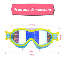 Load image into Gallery viewer, Kids Swim Goggles with Ear Plugs UV Protection Anti-Fog Leak Proof