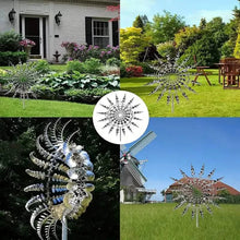 Load image into Gallery viewer, Kinetic Wind Sculptures & Spinners 3D Wind Spinner Wind Powered Wind Art