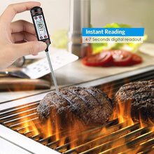 Load image into Gallery viewer, Kitchen Digital BBQ Food Thermometer Meat Cake Candy Fry Grill Dinning Household Meat Thermometer Digital Instant Read Food Meat Thermometer with Long Probe Cooking Thermometer for Kitchen BBQ Grill and Cooking Thermometer Oven Thermometer Tool