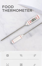 Load image into Gallery viewer, Kitchen Digital BBQ Food Thermometer Meat Cake Candy Fry Grill Dinning Household Waterproof Instant Read Meat Thermometer for Cooking Digital Food Thermometer For Cooking IP67 Waterproof Kitchen Thermometer Probe With Cooking Thermometer Oven Tool