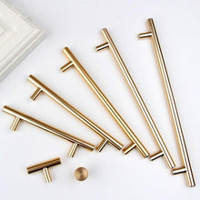 Load image into Gallery viewer, Kitchen Door T Bar Pull Straight Handle Knobs Cabinet Pull Diameter 10mm Stainless Steel Handles Furniture Hardware Kitchen Door T Bar Straight Handle Pull Knobs Furniture Hardware Assist Bath Handle