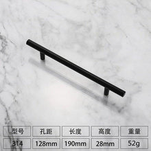 Load image into Gallery viewer, Kitchen Door T Bar Pull Straight Handle Knobs Cabinet Pull Diameter 10mm Stainless Steel Handles Furniture Hardware Kitchen Door T Bar Straight Handle Pull Knobs Furniture Hardware Assist Bath Handle