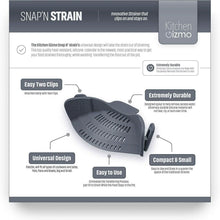 Load image into Gallery viewer, Kitchen Gizmo Snap N Strainer