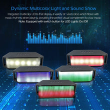 将图片加载到图库查看器,KOCASO LED Wireless Speaker Dynamic Multicolor Hands-Free