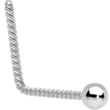 将图片加载到图库查看器,2mm Ball End So Twisted L Shaped Nose Ring