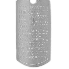 Load image into Gallery viewer, Ladies Stainless Steel Serenity Prayer Pendant
