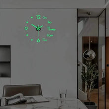 将图片加载到图库查看器,Large 3D Frameless Wall Clock Stickers