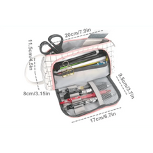 Load image into Gallery viewer, Large Capacity Big Simple Pencil Case For School Stylish Print High Quality Organizer Vintage Pencil Pouch