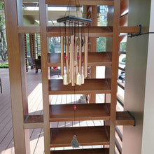 Load image into Gallery viewer, Large Copper Money Pendant Wind Chime Tubes Bells Copper Metal Pipe Chime Large Wind Chimes Bells Tubes Pendant Balcony Outdoor Yard Garden Home Decoration