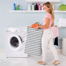Load image into Gallery viewer, Large Foldable Tall Laundry Basket Storage Basket