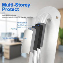 Load image into Gallery viewer, Large Size Door Handle Stainless Steel Furniture Handles Door Knob Pull Handle Stainless Steel Flush Concealed Furniture Handle for Door Drawer Cupboard Cabinet Sliding Door